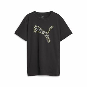 T shirt à manches courtes Enfant Puma Active Sports Graphic Noir