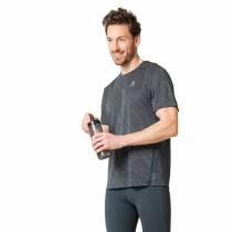 Unisex Kurzarm-T-Shirt Odlo Zeroweight Enginee Dunkelgrau