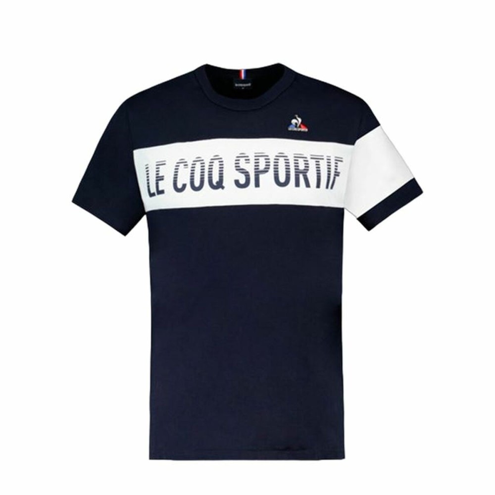 Unisex Kurzarm-T-Shirt Le coq sportif BAT SS N°2 Marineblau