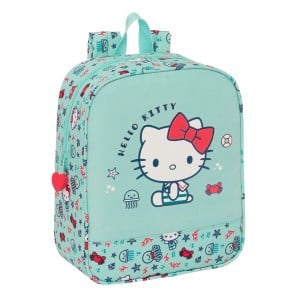 Kinderrucksack Hello Kitty Sea lovers türkis 22 x 27 x 10 cm