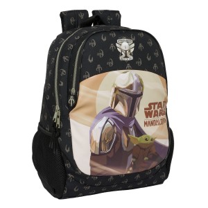 Schulrucksack The Mandalorian This is the way Schwarz 32 x 44 x 16 cm