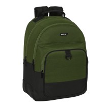 Schulrucksack Safta Dark forest Schwarz grün 32 x 42 x 15 cm