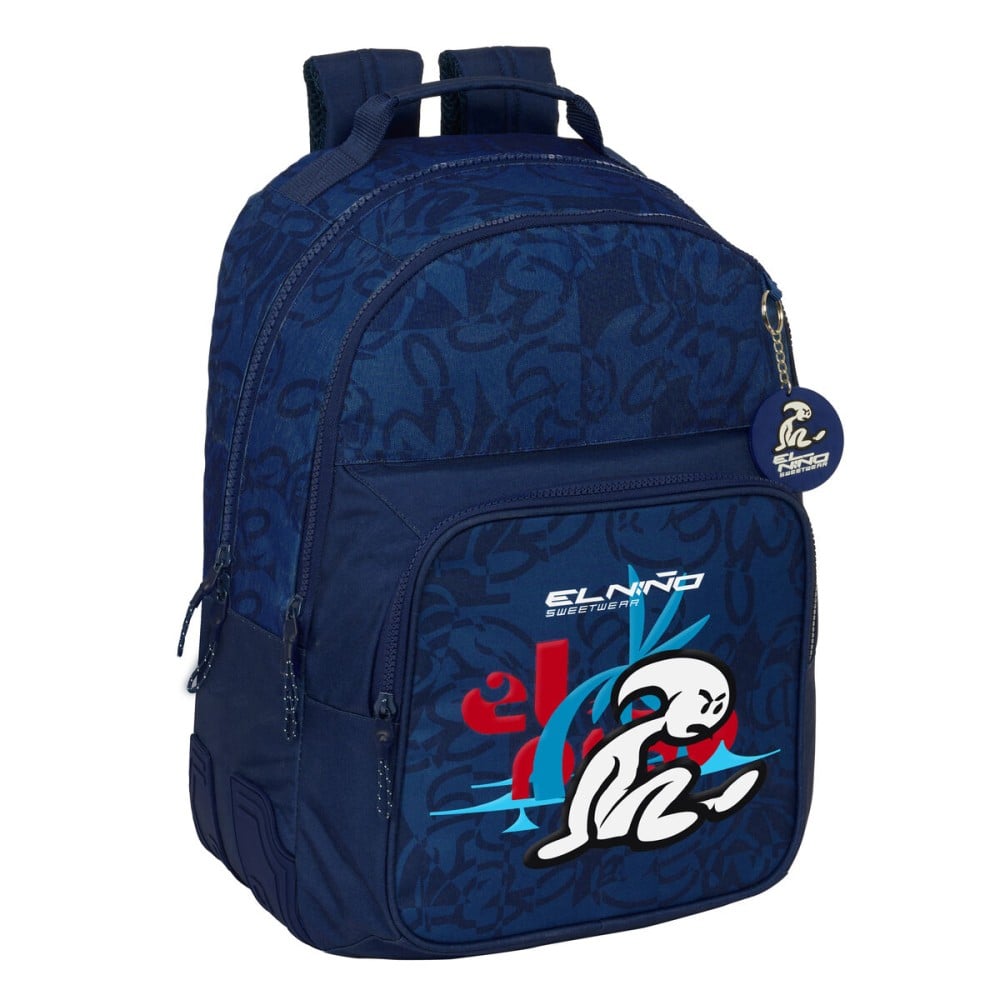 Schulrucksack El Niño Paradise Marineblau 32 x 42 x 15 cm