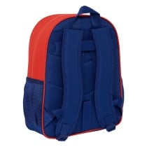 Cartable Atlético Madrid Bleu Rouge 32 X 38 X 12 cm