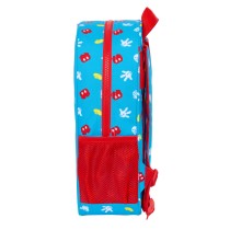 Schulrucksack Mickey Mouse Clubhouse Fantastic Blau Rot 26 x 34 x 11 cm