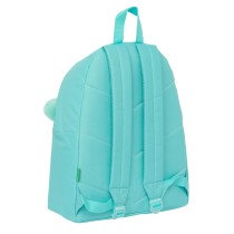 Schulrucksack Benetton Letter grün 33 x 42 x 15 cm