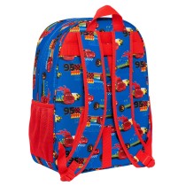 Schulrucksack Cars Race ready Blau 33 x 42 x 14 cm