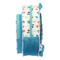 Cartable Baby Shark Surfing Bleu Blanc 26 x 34 x 11 cm