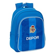 Schulrucksack R. C. Deportivo de La Coruña Blau 27 x 33 x 10 cm