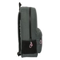 Schulrucksack Kappa Silver pink Grau 30 x 14 x 46 cm