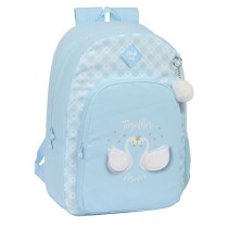 Cartable Glow Lab Cisnes Bleu 30 x 46 x 14 cm