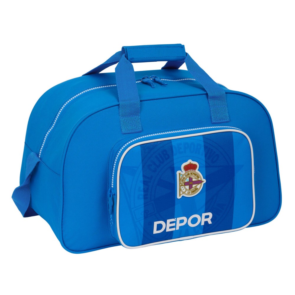 Sac de sport R. C. Deportivo de La Coruña Bleu 40 x 24 x 23 cm