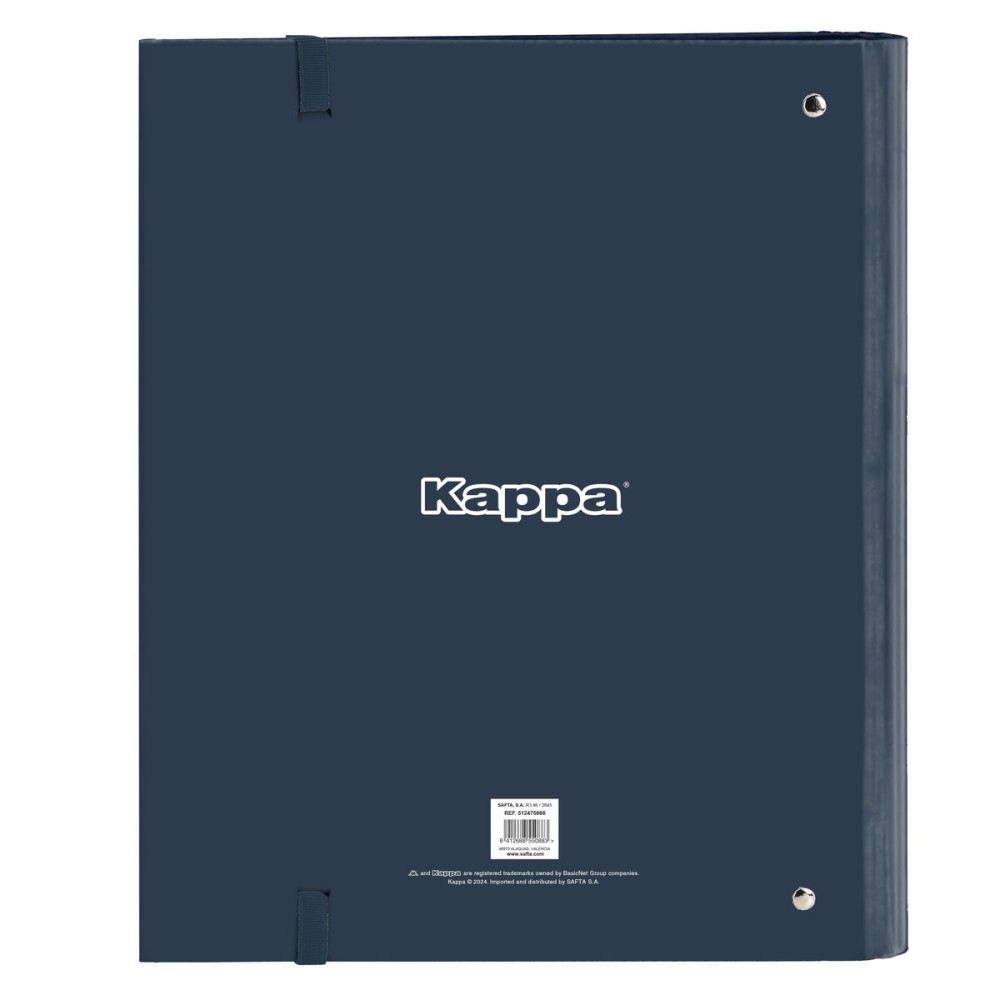 Ring binder Kappa Dark navy Navy Blue 27 x 32 x 3.5 cm