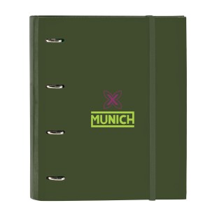 Ring binder Munich Bright khaki Green 27 x 32 x 3.5 cm