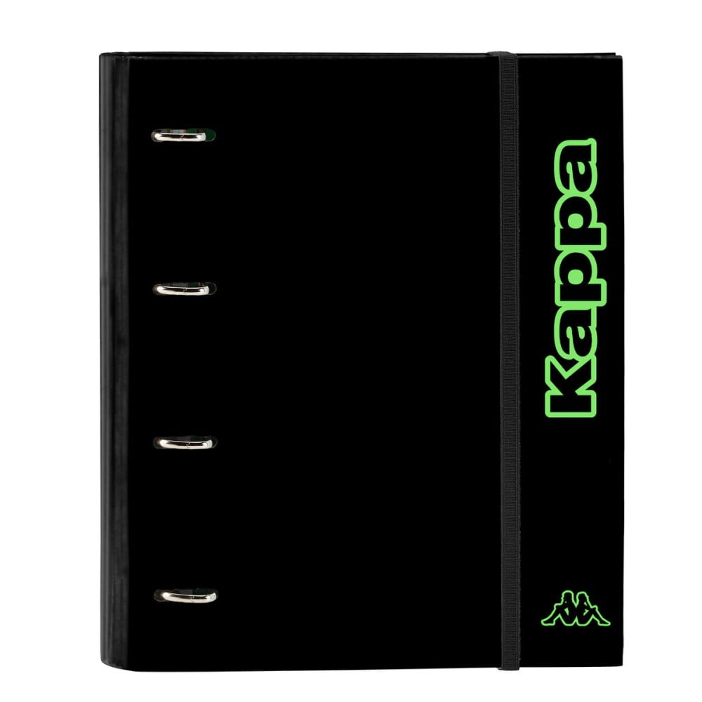 Ring binder Kappa Black Green Black 27 x 32 x 3.5 cm