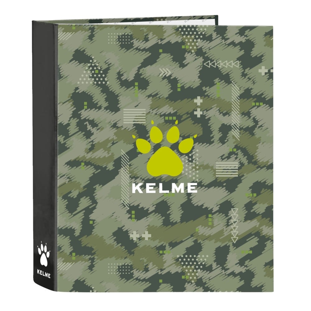 Ring binder Kelme Travel Black Green A4 27 x 33 x 6 cm