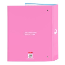 Ringbuch Benetton Spring Rosa Himmelsblau A4 27 x 33 x 6 cm