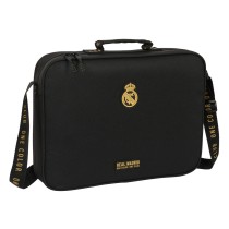 School Satchel Real Madrid C.F. Black 38 x 28 x 6 cm