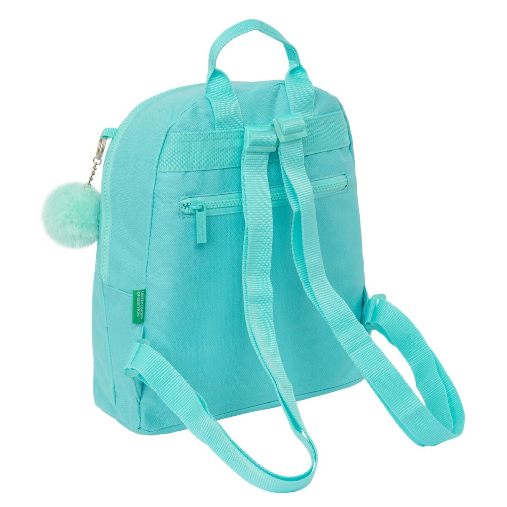 Rucksack Benetton Letter Mini grün 25 x 30 x 13 cm