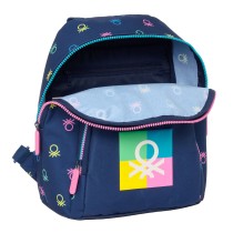 Sac à dos Benetton Cool Mini Blue marine 25 x 30 x 13 cm