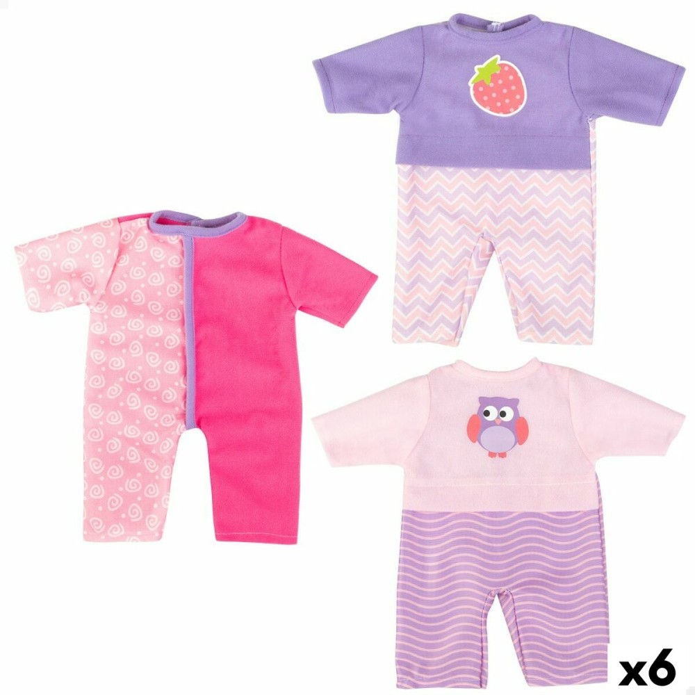 Vêtements de poupée Colorbaby 3 Pièces 6 Unités