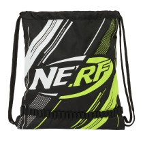 Rucksacktasche mit Bändern Nerf Get ready Schwarz 35 x 40 x 1 cm