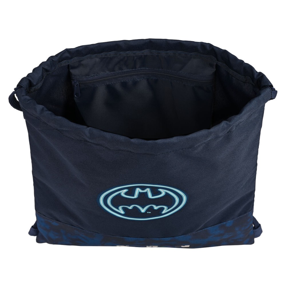 Rucksacktasche mit Bändern Batman Legendary Marineblau 35 x 40 x 1 cm