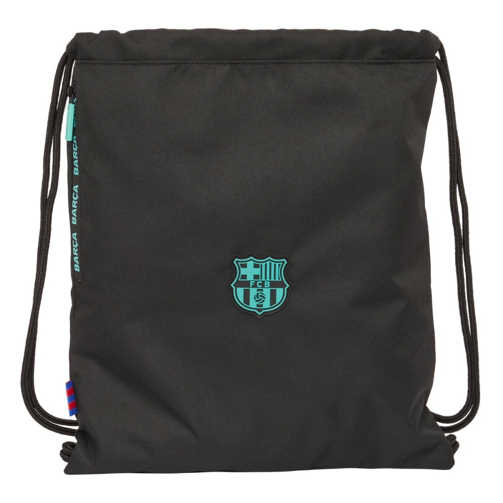 Rucksacktasche mit Bändern F.C. Barcelona Schwarz 35 x 40 x 1 cm