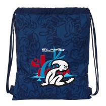 Sac à dos serré par des ficelles El Niño Paradise Blue marine 35 x 40 x 1 cm