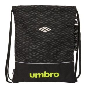 Rucksacktasche mit Bändern Umbro Lima Schwarz 35 x 40 x 1 cm