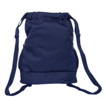 Child's Backpack Bag Benetton Varsity Grey Navy Blue 35 x 40 x 1 cm