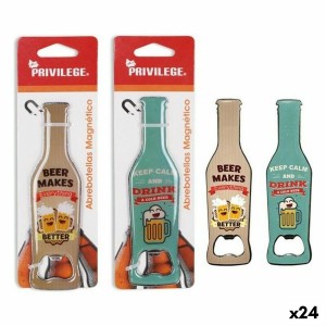 Ouvre-bouteille Privilege 140988 4 x 14 x 0,5 cm (24 Unités)
