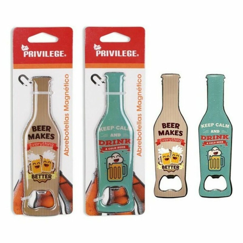 Ouvre-bouteille Privilege 140988 4 x 14 x 0,5 cm (24 Unités)