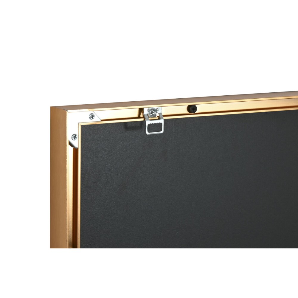 Cadre Home ESPRIT Aluminium Bois MDF 80 x 3 x 120 cm 80 x 3,5 x 120 cm