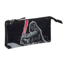 Zweifaches Mehrzweck-Etui Star Wars The fighter Schwarz 22 x 12 x 3 cm