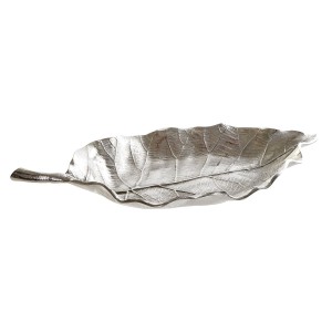 Tischdekoration Home ESPRIT Silberfarben Aluminium 37 X 18 X 4 cm