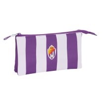 Zweifaches Mehrzweck-Etui Real Valladolid C.F. Lila 22 x 12 x 3 cm