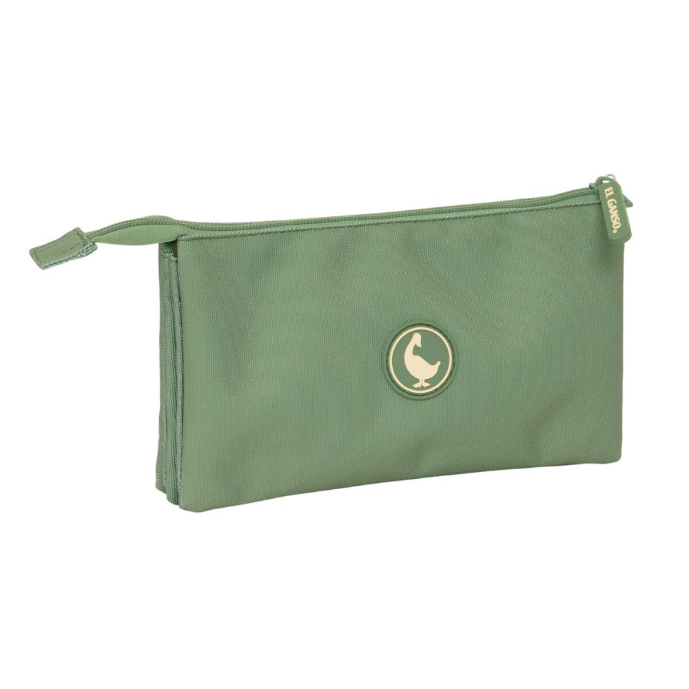 Triple Carry-all El Ganso Green 22 x 12 x 3 cm