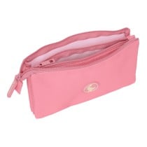 Trousse Fourre-Tout Triple El Ganso Marsala Rose 22 x 12 x 3 cm