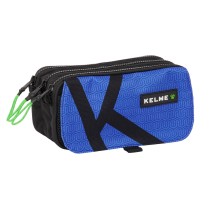 Dreifaches Mehrzweck-Etui Kelme Royal Blau Schwarz 21,5 x 10 x 8 cm