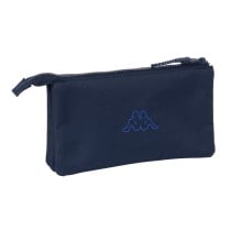 Trousse Fourre-Tout Triple Kappa Blue night Blue marine 22 x 12 x 3 cm