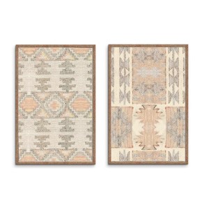 Cadre Home ESPRIT Coton Bois d'acacia 75 x 3 x 105 cm