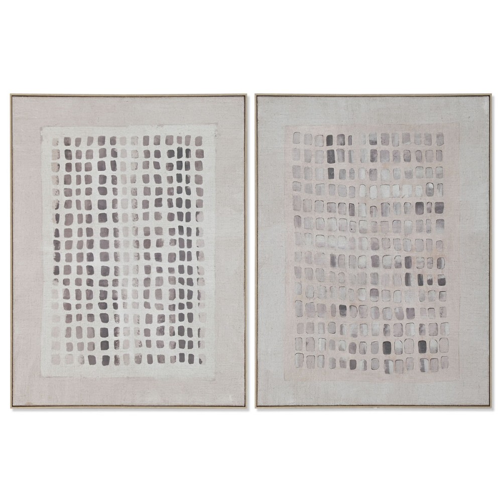 Cadre 3D Home ESPRIT Jute polystyrène 90 x 4 x 120 cm