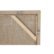 Painting 3D Home ESPRIT Jute polystyrene 100 x 4 x 100 cm