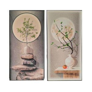 Cadre Home ESPRIT Aluminium Bois MDF 80 x 3,5 x 160 cm