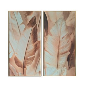 Cadre Home ESPRIT Aluminium Bois MDF 80 x 3,5 x 160 cm