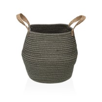 Dekorativer Korb Versa Grau 22 x 30 x 22 cm