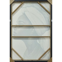 Cadre Home ESPRIT Velours polystyrène 83 x 4 x 123 cm