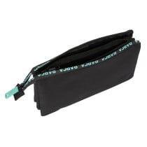 Trousse Fourre-Tout Triple F.C. Barcelona Noir 22 x 12 x 3 cm