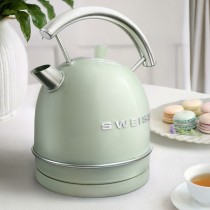 Wasserkocher Sweiss KTL7 grün Edelstahl 2200 W 1,8 L